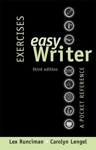 Tapa de Easy writer