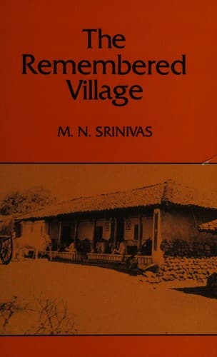 Tapa de The remembered village