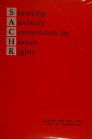 Tapa de Report for 1996-1997, 1 April 1996-31 March 1997