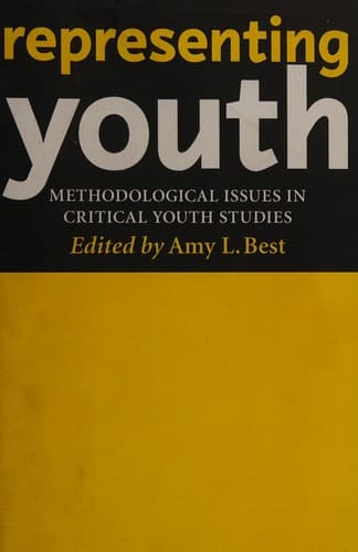 Tapa de Representing youth