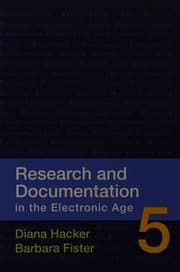 Tapa de Research and documentation in the electronic age