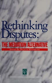 Tapa de Rethinking disputes