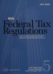Tapa de Ria federal tax regulations 2009 summer