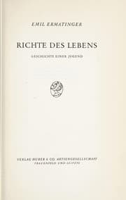 Tapa de Richte des Lebens