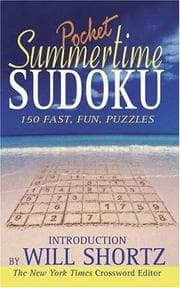 Tapa de Summertime Pocket Sudoku Presented by Will Shortz