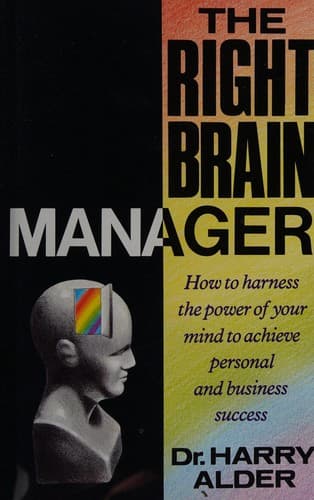 Tapa de The right brain manager