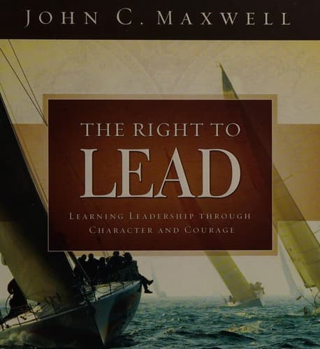 Tapa de The right to lead
