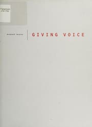 Tapa de Robert Wiens: Giving Voice
