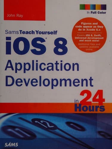 Tapa de Sams teach yourself iOS 8 application development in 24 hours