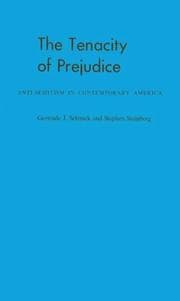 Tapa de The tenacity of prejudice
