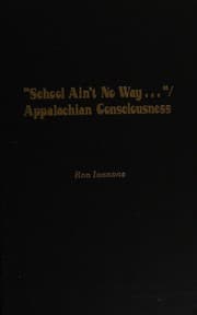 Tapa de "School ain't no way ..."/Appalachian consciousness