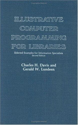 Tapa de Illustrative computer programming for libraries