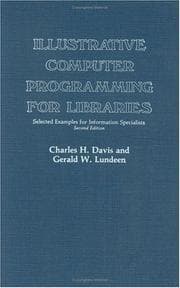 Tapa de Illustrative computer programming for libraries