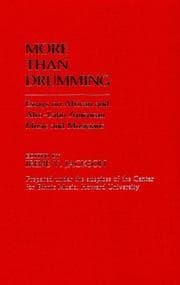 Tapa de More than drumming