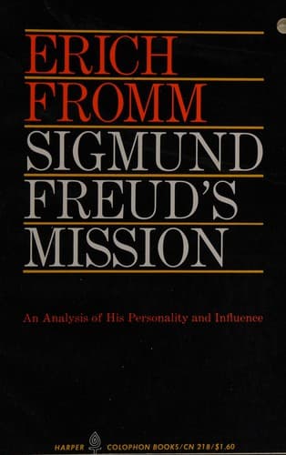Tapa de Sigmund Freud's mission
