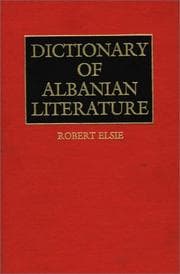 Tapa de Dictionary of Albanian literature