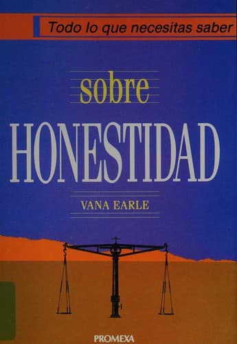 Tapa de Sobre Honestidad/Honesty