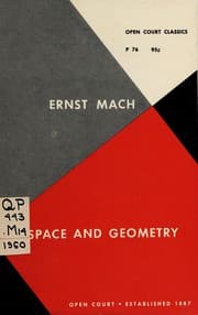 Tapa de Space and geometry in the light of physiological, psychological and physical inquiry