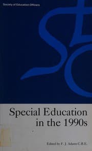 Tapa de Special education in the 1990s