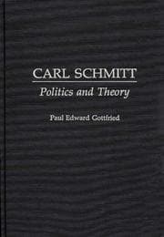 Tapa de Carl Schmitt