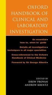Tapa de Oxford handbook of clinical and laboratory investigation