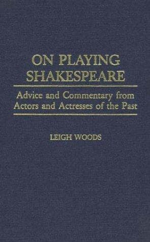 Tapa de On playing Shakespeare