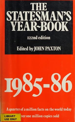 Tapa de The Statesman's Year-book