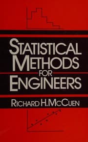 Tapa de Statistical methods for engineers