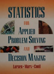 Tapa de Statistics for applied problem solving and decision making