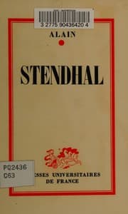 Tapa de Stendhal