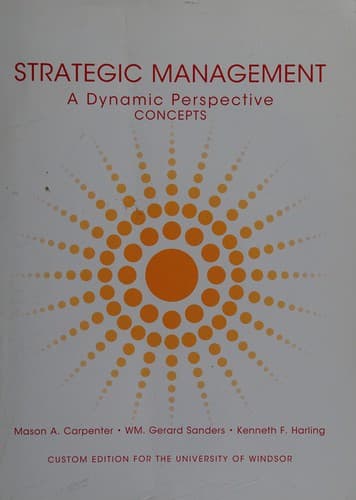 Tapa de Strategic management