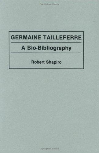 Tapa de Germaine Tailleferre