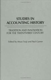 Tapa de Studies in accounting history