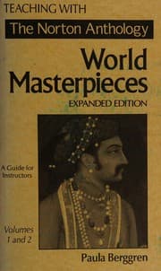 Tapa de Teaching with the Norton Anthology of World Masterpieces