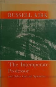 Tapa de The intemperate professor