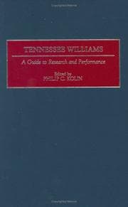 Tapa de Tennessee Williams