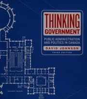 Tapa de Thinking government