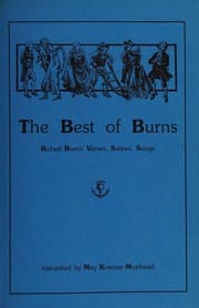 Tapa de This book represents the best of Burns