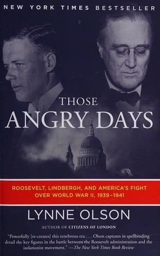 Tapa de Those Angry Days
