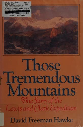 Tapa de Those tremendous mountains