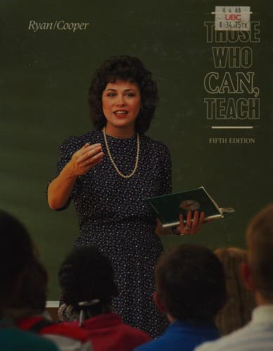 Tapa de Those who can, teach