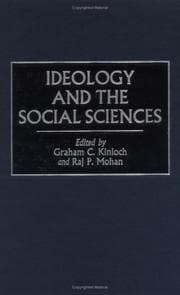 Tapa de Ideology and the social sciences