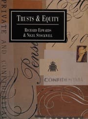Tapa de Trusts and equity
