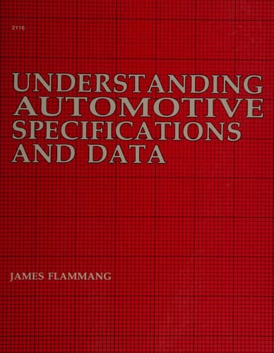 Tapa de Understanding automotive specifications and data