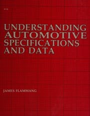 Tapa de Understanding automotive specifications and data