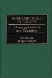 Tapa de Academic Staff in Europe
