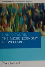 Tapa de Understanding the mixed economy of welfare