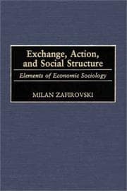 Tapa de Exchange, Action, and Social Structure