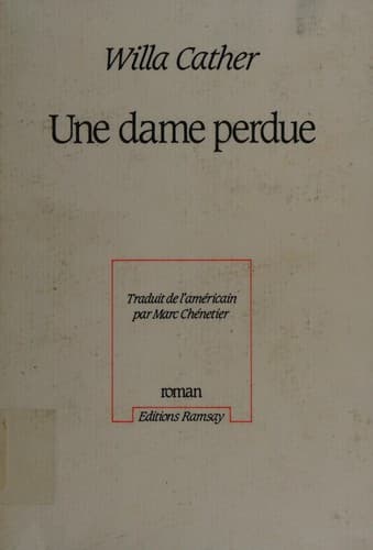 Tapa de Une Dame perdue