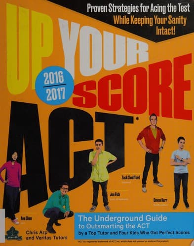 Tapa de Up your score ACT
